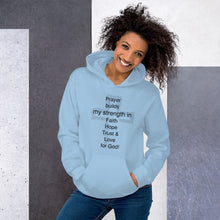 Load image into Gallery viewer, Prayer Builds Unisex Hoodie