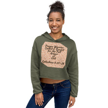 Load image into Gallery viewer, Prayer Warrior Suited and Booted with the Full Armor Cropped sweatshirt
