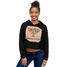 Load image into Gallery viewer, Prayer Warrior Suited and Booted with the Full Armor Cropped sweatshirt
