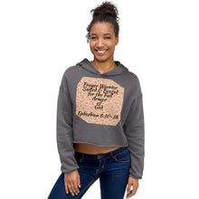 Load image into Gallery viewer, Prayer Warrior Suited and Booted with the Full Armor Cropped sweatshirt
