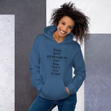 Load image into Gallery viewer, Prayer Builds Unisex Hoodie
