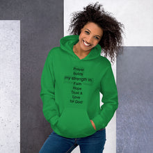 Load image into Gallery viewer, Prayer Builds Unisex Hoodie
